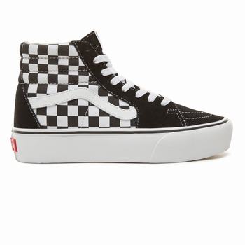 Vans Sk8-Hi Platform 2.0 - Naisten Korkeavartiset tennarit - Valkoinen